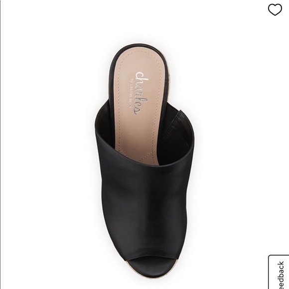 Charles David Andes Leather Wedge Espadrilles - Picture 3 of 9